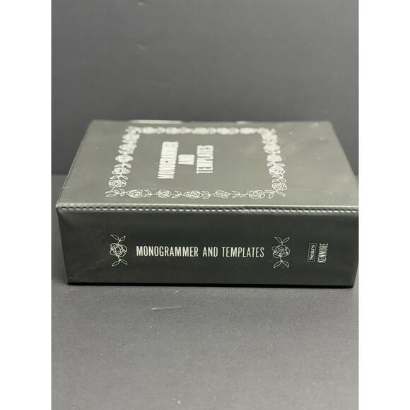 Vintage 1976 Sears Kenmore Monogrammer and Templates- Attachments - Picture 8 of 8